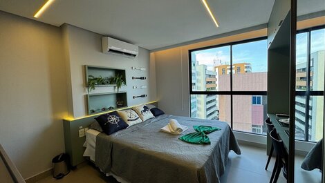 Flat no Way Tambaú p/ 3 Pessoas-Miramar