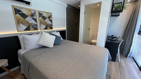 Flat p/ 3 pessoas na Orla do Cabo Branco