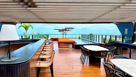 Flat p/ 3 pessoas na Orla do Cabo Branco