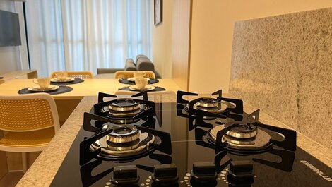 Apart. com Varanda em Cabo Branco