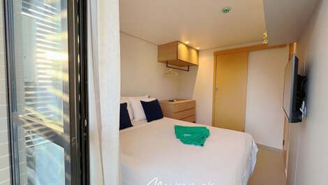 Apart p/6 Pessoas varanda no Cabo Branco