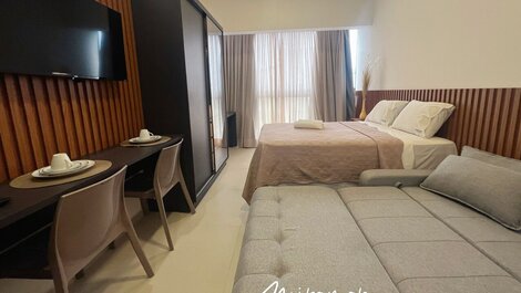 Flat p/ 3 Próximo a Praia-Miramar Hospedagens