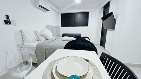 Flat p/ 4 pessoas no Cabo Branco