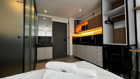 Flat Moderno e Confortavel a 50 Metros da Praia