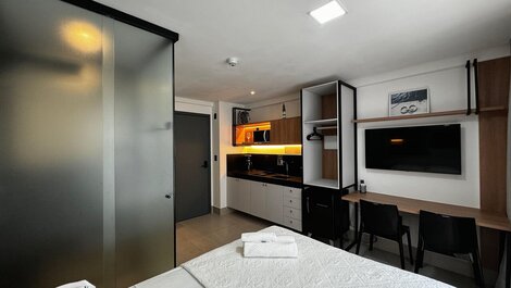 Flat Moderno e Confortavel a 50 Metros da Praia