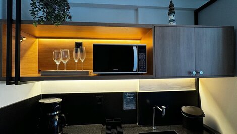 Flat Moderno e Confortavel a 50 Metros da Praia