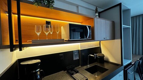 Flat Moderno e Confortavel a 50 Metros da Praia