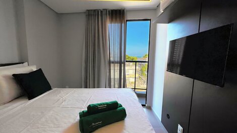 Apart com Varanda -Vista para o Mar