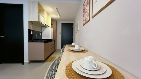 Flat no Way Tambaú p/ 3 pessoas