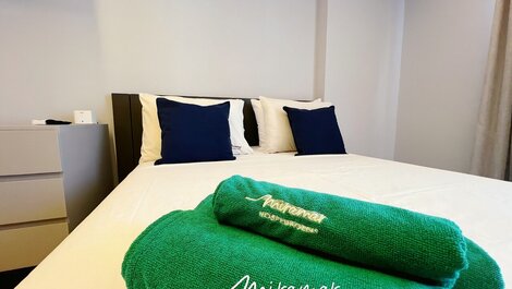 Apart com Varanda -Vista para o Mar