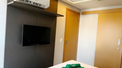 Apart com Varanda -Vista para o Mar