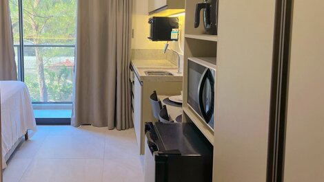 Flat p/ 3 Pessoas c/ Varanda-Miramar Hospedagens