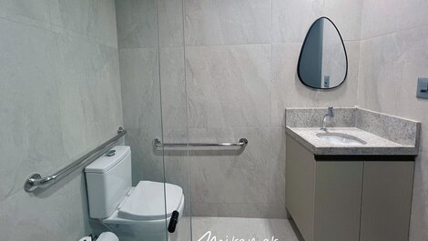 Flat p/ 3 Pessoas c/ Varanda-Miramar Hospedagens