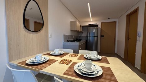 Acogedor apartamento con balcón en Cabo Branco