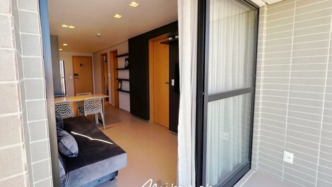 Apart com Varanda -Vista para o Mar