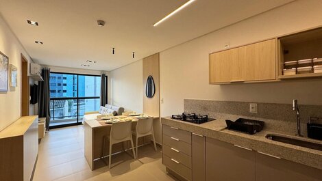 Acogedor apartamento con balcón en Cabo Branco