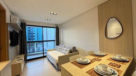 Acogedor apartamento con balcón en Cabo Branco