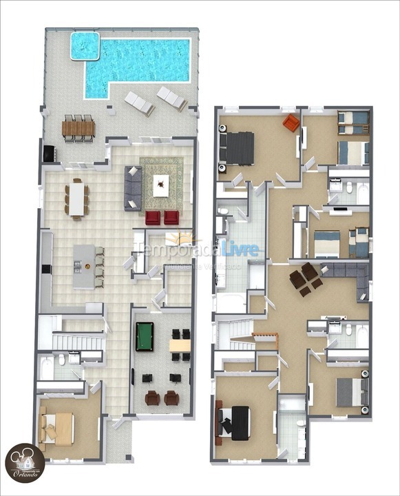 Casa para alquiler de vacaciones em Orlando (Kissimmee)