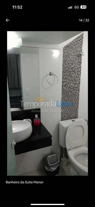 Apartment for vacation rental in Guarujá (Enseada)