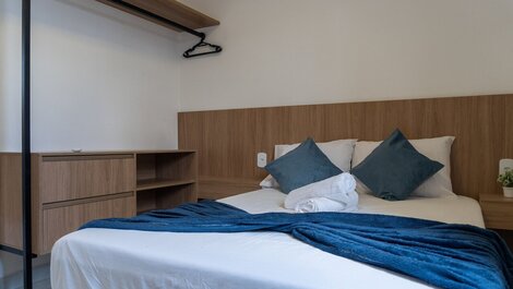 Cómodo apartamento con capacidad para 3 personas.