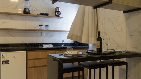 Cómodo apartamento con capacidad para 3 personas.