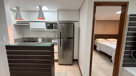 Flat aconchegante na orla de Manaíra