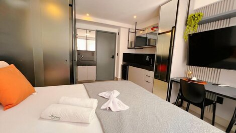 Flat confortável no Get By Side.