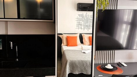 Flat confortável no Get By Side.