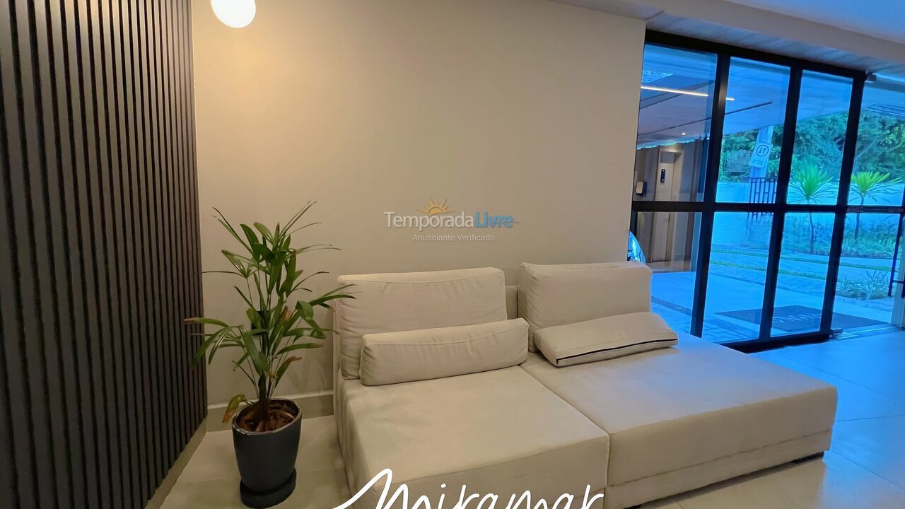 Apartamento para aluguel de temporada em João Pessoa (Cabo Branco)