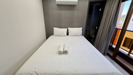 Apartamento con bañera en la azotea.