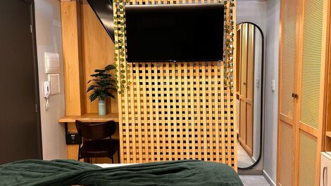 Flat c/ Banheira na Varanda -Miramar Hospedagens