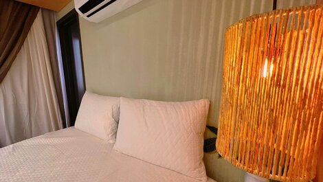 Flat c/ Banheira na Varanda -Miramar Hospedagens