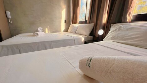 Flat com 2 Camas de Casal no Get One-Miramar