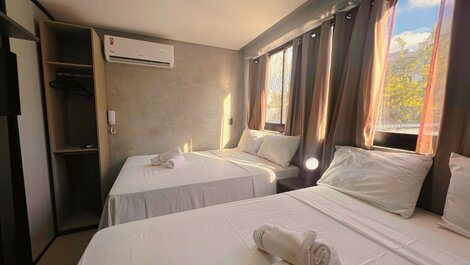 Flat com 2 Camas de Casal no Get One-Miramar