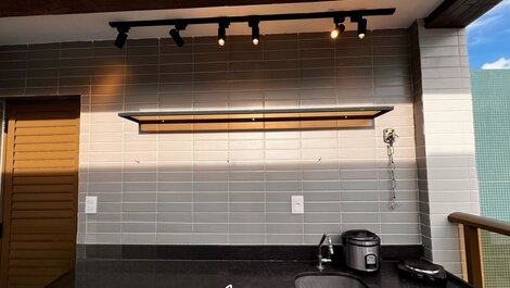 Flat c/ Banheira na Varanda -Miramar Hospedagens