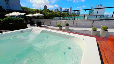 Flat Térreo c/Terraço Legacy Cabo Branco