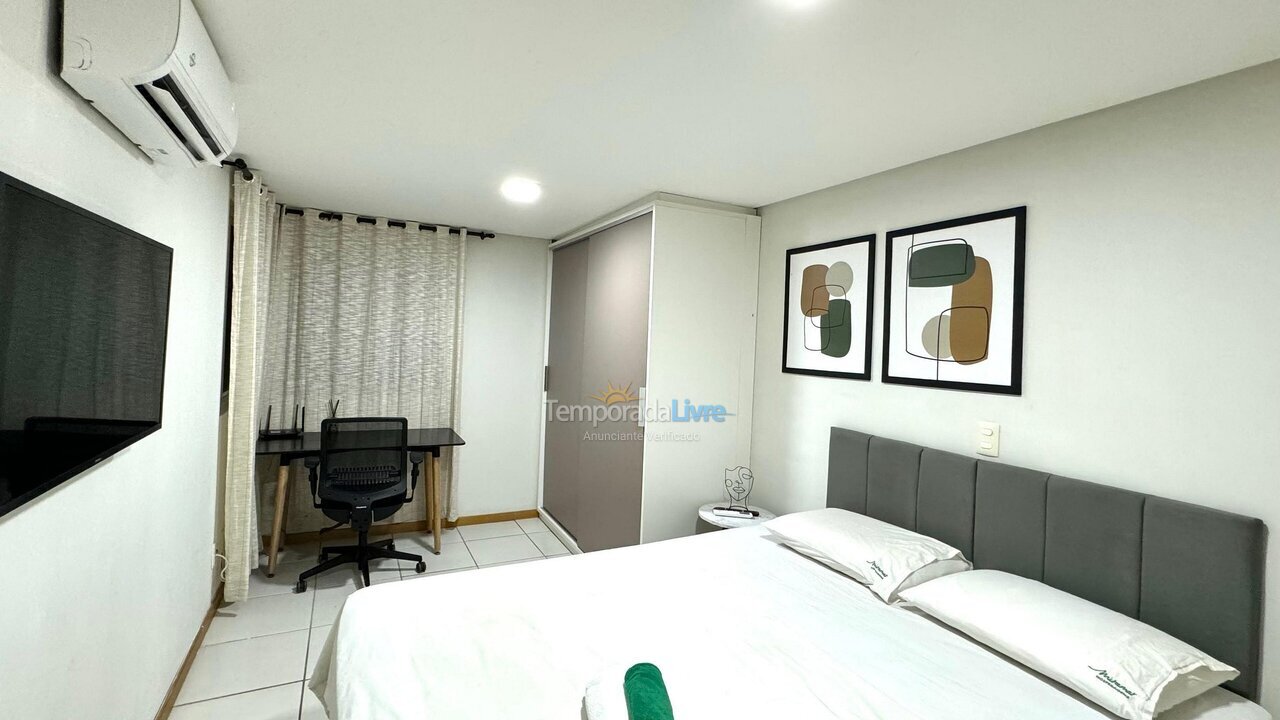 Apartamento para aluguel de temporada em João Pessoa (Cabo Branco)