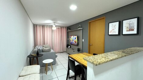 Flat com varanda no Cabo Branco