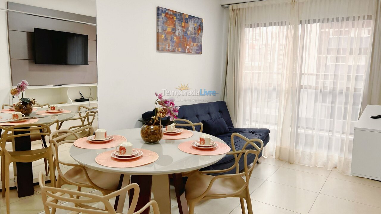 Apartamento para aluguel de temporada em João Pessoa (Cabo Branco)