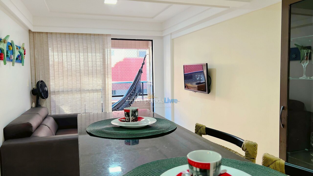 Apartamento para aluguel de temporada em João Pessoa (Cabo Branco)