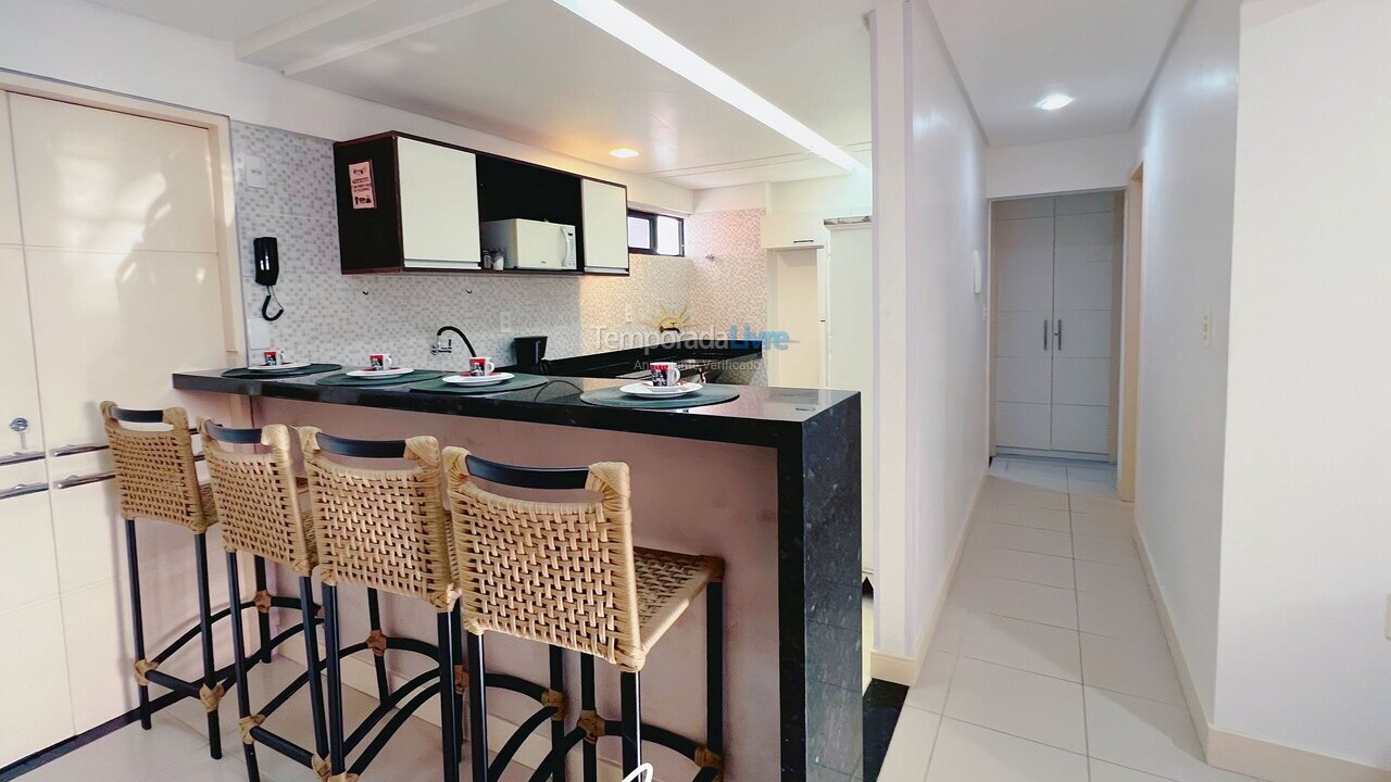 Apartamento para aluguel de temporada em João Pessoa (Cabo Branco)