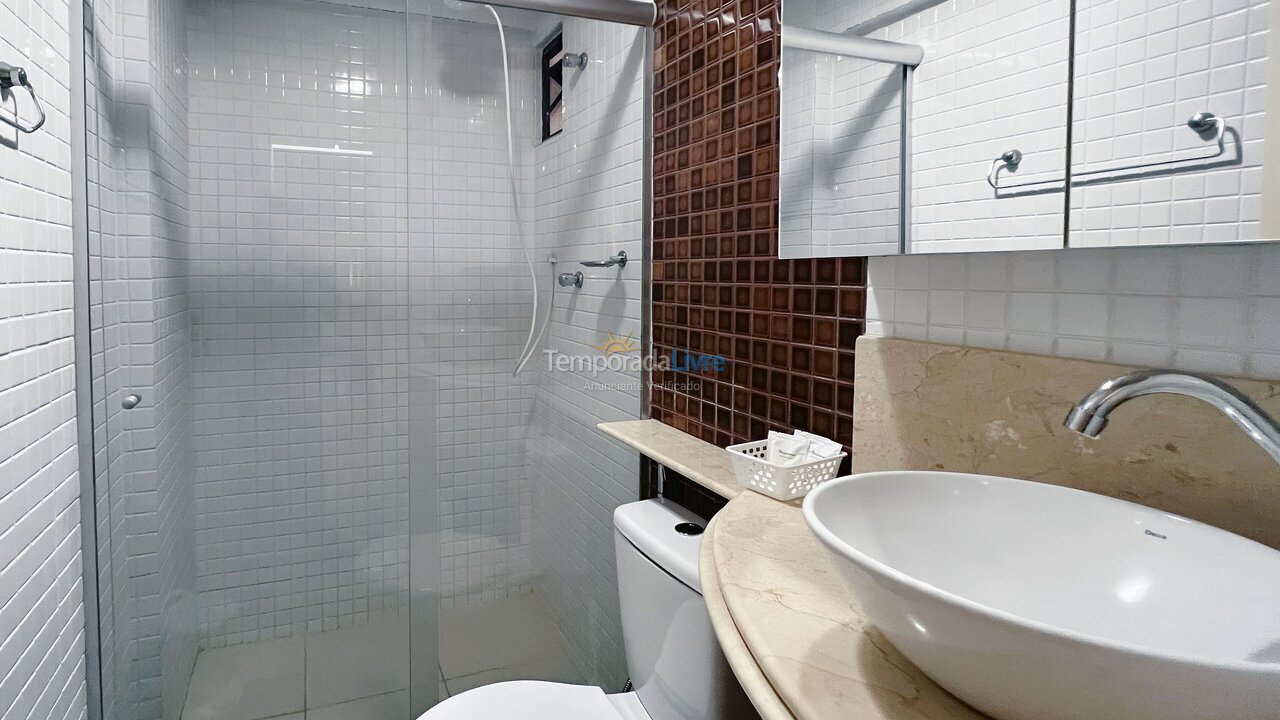 Apartamento para aluguel de temporada em João Pessoa (Cabo Branco)