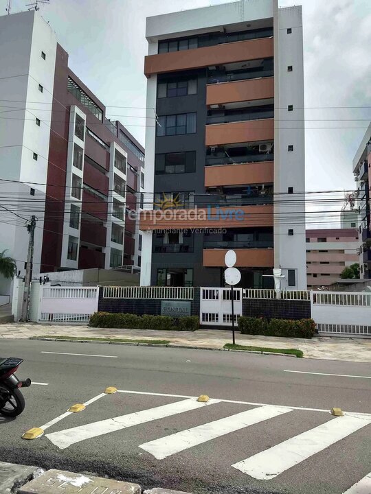 Apartamento para aluguel de temporada em João Pessoa (Cabo Branco)