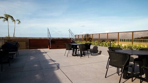 Sofisticado Flat no Unity Cabo Branco