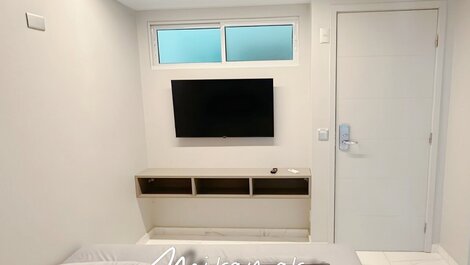 Incrível Flat com varanda Vista-Mar em Cabo Branco