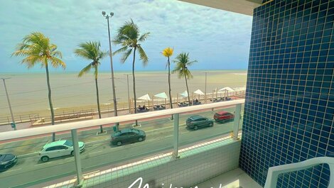 Incrível Flat com varanda Vista-Mar em Cabo Branco