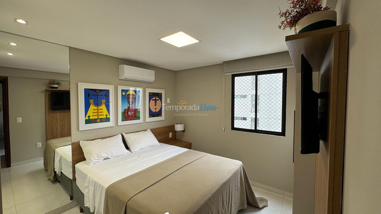 Apartamento para aluguel de temporada em João Pessoa (Tambaú)