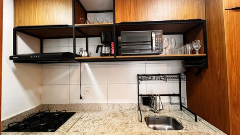 Apart c/ banheira- Jardim Oceania-Miramar