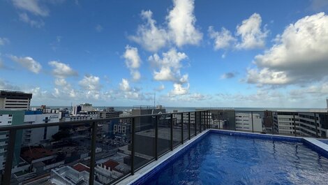 Flat em Tambaú p/ 4 Pessoas-Miramar Hospedagens