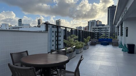 Flat em Tambaú p/ 4 Pessoas-Miramar Hospedagens